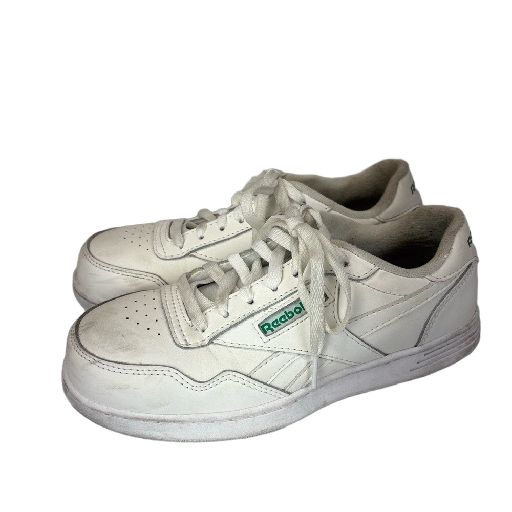 Reebok White and Green Women's Sneakers